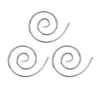 Spiral Cable Knitting Needle Leicht Praktisch Vielseitig Für Strickarbeiten Wie Schals Mützen Aus Edelstahl 3 Stück Christmas Gifts (Argent)