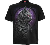 Spiral - Celtic Whiskers - Front Print T-Shirt Black XL Black