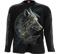 Spiral - Celtic Wolf - Longsleeve T-Shirt Black XXL Black