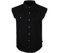 Spiral : Chemise worker sans manches Sous Licence Officielle Noir G