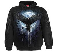 Spiral Sweat à capuche Crow Moon Homme Noir - Taille S Noir