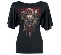 Spiral Cry Of The Wolf Femme T-Shirt Manches courtes noir XXXXL