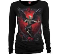 Spiral Cupid's Curse - Haut Manches Longues Femme T-Shirt Manches Longues Noir M