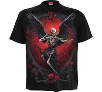 Spiral Cupid's Curse Homme T-Shirt Manches Courtes Noir L 100% Coton Regular/Coupe Standard