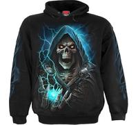 Spiral Dead Metal Homme Sweat-Shirt à Capuche Noir L 100% Coton Regular/Coupe Standard