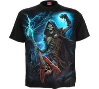 Spiral Dead Metal Homme T-Shirt Manches Courtes Noir 100% Coton Regular/Coupe Standard