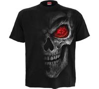 Spiral Death Stare Homme T-Shirt Manches Courtes Noir 4XL 100% Coton Regular/Coupe Standard