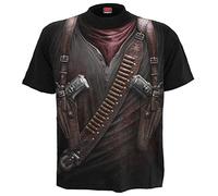 Spiral Direct Allover-Print T-Shirt, Noir, XXL