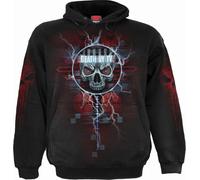 Spiral Direct - "Death By Tv" Sweat à capuche pour homme/femme unie HE2443 (S) (Noir)