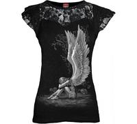 Spiral Direct - "Enslaved Angel" T-shirt manches courtes pour femme HE2670 (XXL) (Noir)