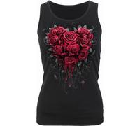 Spiral Direct - Haut "Bleeding Heart" pour femme sans manches HE2153 (S) (Noir)