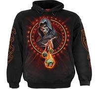 Spiral Direct Hoody Black Sweat à Capuche, XXL Homme