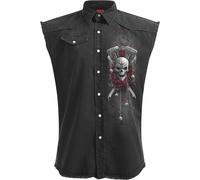 Spiral Direct Men's Dotd Bikers - Sleeveless L Black