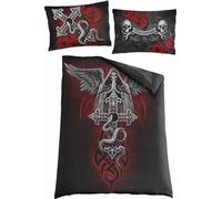 Spiral Direct - Parure de lit "The Dead" HE2601 (Lit simple) (Noir)