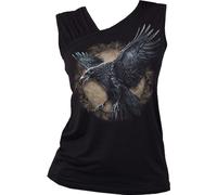 Spiral Direct - "Raven Wise" Top sans manches pour femme HE2762 (XL) (Noir)