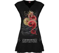 Spiral Direct - "Shenlong" mini-robe pour femme HE2581 (S) (Noir)