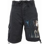 Spiral Direct - Short cargo "From Darkness" pour hommes/femmes unie HE2459 (S) (Noir)