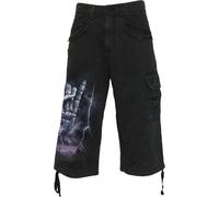Spiral Direct - Short cargo "Rock Eternal" pour homme/femme unie HE2381 (S Regular) (Noir)