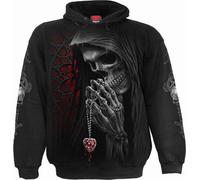 Spiral Direct - Sweat à capuche "Forbidden" pour homme/femme unie HE2136 (L) (Noir)