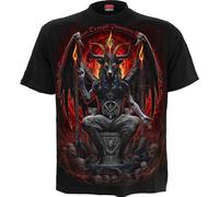 Spiral Direct - T-shirt "Baphomet" pour homme/femme unie HE2693 (S) (Noir)