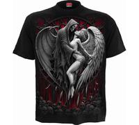 Spiral Direct - T-shirt "Forbidden" pour homme/femme unie à manches courtes HE2178 (L) (Noir)