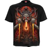 Spiral Direct - T-shirt "Gates Of Hell" pour homme/femme unie HE2502 (S) (Noir)
