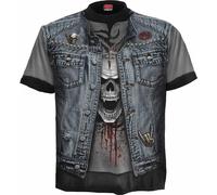 Spiral Direct - T-shirt "Thrash Metal" pour homme/femme unie à manches courtes HE2352 (S) (Noir)