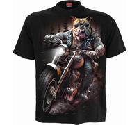 Spiral Direct - T-shirt "Top Dog" pour homme/femme unie manches courtes HE2364 (M) (Noir)