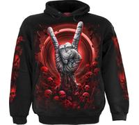 Spiral Direct - "Tomb Of Rock" Sweat à capuche homme/femme unie HE3014 (XL) (Noir)