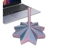 Spiral Fidget Toy, Polygonal Ornament with Handle, Anti-Stress Sensory Game, Focus Aid, Ideal for Kids Adults, Desk Decoration, School Workplace Gift, Relaxation Tool, 1 pièce