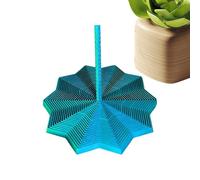 Spiral Fidget Toy, Relaxation Game, Polygonal Anti Stress Hand Toys, Fidgets Spiral Ornament for Kids Adults Students Seniors School Offices Birthday Desk Decor, 3.85 inches