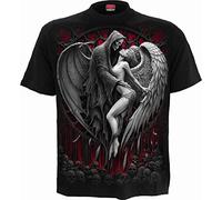 Spiral Forbidden Homme T-Shirt Manches Courtes Noir XXL 100% Coton Regular/Coupe Standard