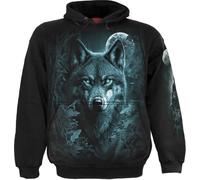 Spiral Forest Guardians Homme Sweat-Shirt à Capuche Noir 3XL 100% Coton Regular/Coupe Standard