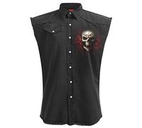 Spiral - Game Over - Chemise sans Manches délavée - Noir - 4XL