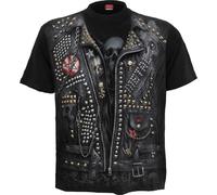 Spiral - Goth Metal - Allover T-Shirt Black S Black