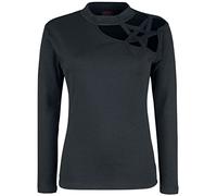 Spiral - Gothic Elegance - Haut à Manches Longues - Pentagramme à l'épaule - XXL