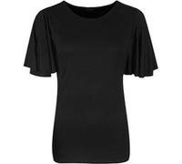 Spiral Gothic Elegance top col bateau et manches chauve-souris noir Noir G
