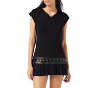 Spiral Gothic Rock Femme T-Shirt Manches Courtes Noir L 95% Viscose, 5% Élasthanne Slim Fit