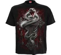 Spiral - Gothique Serpent - T-Shirt Noir, noir, Taille M