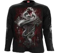 Spiral - Gothique Serpent - T-shirt à manches longues noir, noir, Taille L