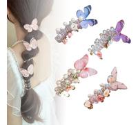 Spiral Hair Ties set，Phone Cord Elastic Hair Bands,No Damage Soft Elastic Spiral Hair Ties,Twisted Hair Wire Pony Hairwire for Everyday Wear Special Occasions (F)