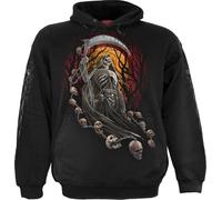 Spiral Harbingers Homme Sweat-Shirt à Capuche Noir L 100% Coton Regular/Coupe Standard