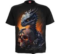 Spiral Hatchling Unisexe T-Shirt Manches Courtes Noir L 100% Coton Regular/Coupe Standard