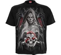 Spiral High Priestess Homme T-Shirt Manches Courtes Noir XXL 100% Coton Regular/Coupe Standard