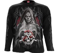 Spiral High Priestess Homme T-Shirt Manches Longues Noir XXL 100% Coton Regular/Coupe Standard