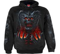 Spiral Death Embers Homme Sweat-Shirt à Capuche Noir XL 100% Coton Regular/Coupe Standard