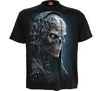 Spiral T-shirt Human 2.0 Manches courtes 100% coton Homme Noir M Coupe standard