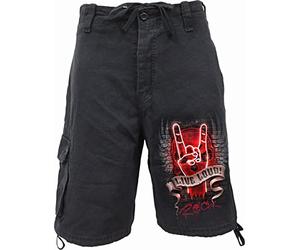 Spiral Live Loud Homme Short Noir M 100% Coton Loose Fit