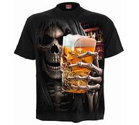 Spiral Live Loud Homme T-Shirt Manches Courtes Noir L 100% Coton Regular/Coupe Standard