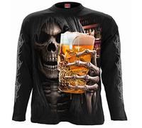 Spiral Live Loud Homme T-Shirt Manches Longues Noir XL 100% Coton Regular/Coupe Standard